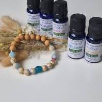 Aromatherapie Geschenkset für Frauen mit Meeressediment Diffusor Armband und Aromaöl für inneren Frieden Bild 2