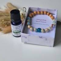 Aromatherapie Geschenkset für Frauen mit Meeressediment Diffusor Armband und Aromaöl für inneren Frieden Bild 4