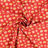 Viskose Blütenkonfetti Claudia rot (1m/10,-€) Bild 1