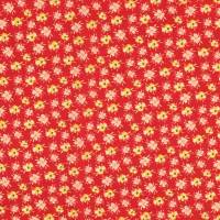 Viskose Blütenkonfetti Claudia rot (1m/10,-€) Bild 2