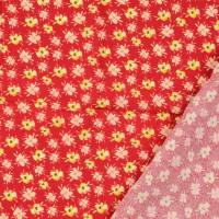 Viskose Blütenkonfetti Claudia rot (1m/10,-€) Bild 3