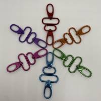 Zipper Intense Colors, schmal, aqua / Schieber für schmale Endlosreißverschlüsse mit Spiralraupe / Anhänger / Puller Bild 6