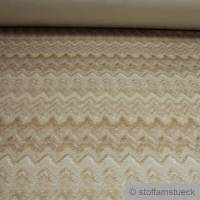 Stoff Wolle Polyacryl Köper Zickzack beige angeraut Decke Vorhang Bild 2