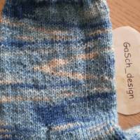 Socken für Herren, Größe 43 / 44, blau beige Bild 3