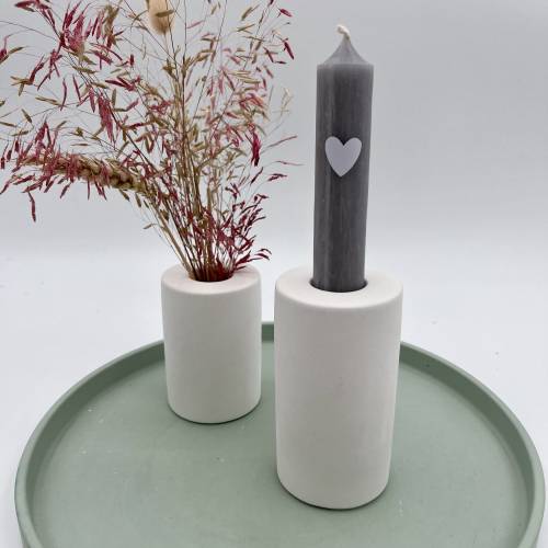 Silikonform Kerzenhalter/Vase XL Scandi
