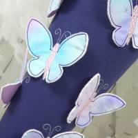 Schultüte Schmetterling blau aus Stoff mit Name Schmetterlinge Mädchen Bild 6
