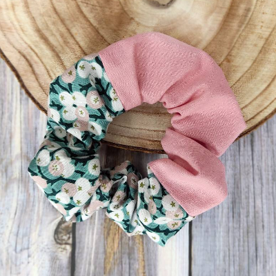 Scrunchie CHERRY TOMATEN in Altrosa, Mintgrün | Haargummi, Haarband | RÄUBERKIND