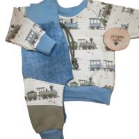 Babykleidung, Babykleidung Junge, Babyset 2-teilig, Kinderkleidung, Pumphose, Sweatshirt, Größe 74 Bild 1