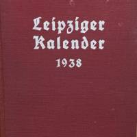 Leipziger Kalender 1938  - Jahrbuch und Chronik Bild 1
