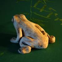 Keramikfrosch kleine Froschskulptur kleines Keramikobjekt für den Garten Haus oder Wintergarten Bild 5