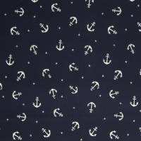 16,50 Euro/m  Nano Softshell Fiete mit Anker und Sternen blau Bild 1