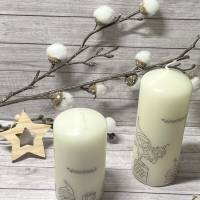 Kerzen zur eigenen Dekoration oder als Geschenk in der Weihnachtszeit, Advent, kleines Mitbringsel, Geschenkidee, Elfen Bild 5