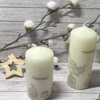 Kerzen zur eigenen Dekoration oder als Geschenk in der Weihnachtszeit, Advent, kleines Mitbringsel, Geschenkidee, Elfen Bild 6