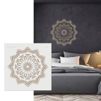 Schablone Mandala in vielen Größen für deine Wandgestaltung, Textilgestaltung, Schablonendruck Bild 1