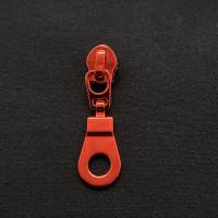 Zipper Circle-Intense Colors, breit, rot / Schieber für Reißverschlüsse mit Spiralraupe Bild 1
