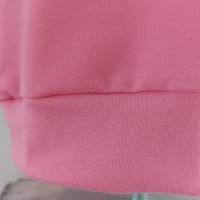 Oversize Sweater Damen Uni Flamingo Pink Gr. M Bild 5