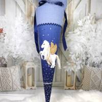 Schultüte Pegasus Stoff marineblau Zuckertüte Mädchen 70cm oder 85cm Bild 5