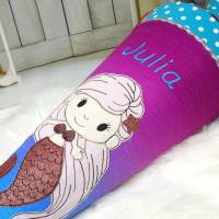 Schultüte Meerjungfrau mit Glitzer Farbverlauf Zuckertüte Mermaid Bild 2