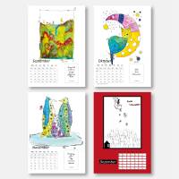 Kalender 2024 Funny-Art zum Ausdruck, Monatskalender Din A5/A4, digitale Datei zum download Bild 10