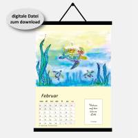Kalender 2024 Funny-Art zum Ausdruck, Monatskalender Din A5/A4, digitale Datei zum download Bild 3