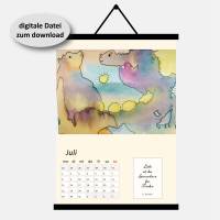 Kalender 2024 Funny-Art zum Ausdruck, Monatskalender Din A5/A4, digitale Datei zum download Bild 7