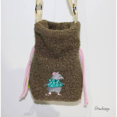 Boucle - Umhängetasche mit Maus