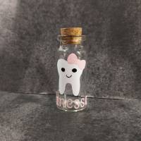 Milchzahn-Glas 'VANESSA' mit Zahnmotiv - Zahnglas, Zahndose - Abverkauf Bild 3
