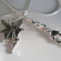 Schmuckset Elfen Ohrringe mit Kette 925'er Silber Bild 2