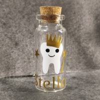 Milchzahn-Glas 'STELLA' mit Zahnmotiv - Zahnglas, Zahndose - Abverkauf Bild 1