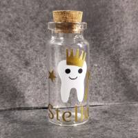 Milchzahn-Glas 'STELLA' mit Zahnmotiv - Zahnglas, Zahndose - Abverkauf Bild 3