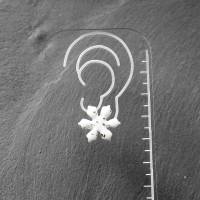 Ohrstecker Schneeflocken aus Polymer Clay • Ohrschmuck | Ohrringe | Weihnachten Bild 6