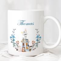 Kinder Name Tasse Winter Geschenk Tee Keramik-Tasse Bild 1