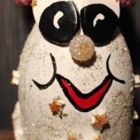 Geldgeschenk Dekofigur STERNENFEE Weihnachtswichtel witzige Upcyclingfigur aus Sektflasche, handgestrickte Accesoires Bild 8