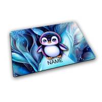 Platzset mit Name / Pinguin / Personalisierbar / Personalisiert / Tischset Kinder Bild 1