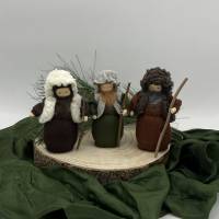 Hirten - klein - Jahreszeitentisch - Krippenfiguren  - Winter - Weihnachten Bild 1