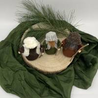 Hirten - klein - Jahreszeitentisch - Krippenfiguren  - Winter - Weihnachten Bild 2