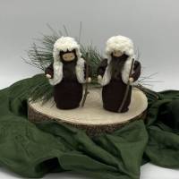 Hirten - klein - Jahreszeitentisch - Krippenfiguren  - Winter - Weihnachten Bild 4