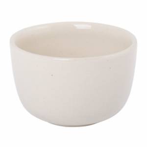 Bunzlauer Keramik Rasierseifenschale Farbe creme - Schale aus Keramik für Rasierseife Bild 1