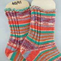 Socken Größe 40/41, handgestrickt, Stricksocken für warme Füße Bild 3