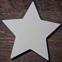 5 zackiger Stern in weiß - Pastelltöne möglich Bild 1