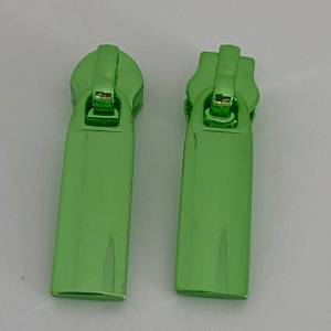 Zipper Intense Colors, breit, grün / Schieber für Reißverschlüsse mit Spiralraupe Bild 2