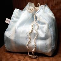 Komebukuro japanischer Reisbeutel Kordelzugtasche Wolleaufbewahrung Projekttasche Bild 1
