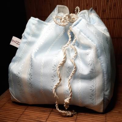 Komebukuro japanischer Reisbeutel Kordelzugtasche Wolleaufbewahrung Projekttasche