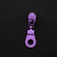 Zipper Circle-Intense Colors, breit, lila / Schieber für Reißverschlüsse mit Spiralraupe Bild 1