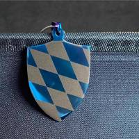 Schlüsselanhänger mit Bayern Wappen-Design Bild 1