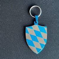 Schlüsselanhänger mit Bayern Wappen-Design Bild 2