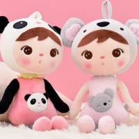 Panda oder Koala Puppe personalisiert mit Name Mädchen Kuscheltier Stofftier Plüschtier Geschenk Bild 7
