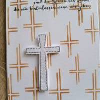 Trauerkarte Kreuz Bild 3