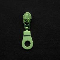 Zipper Circle-Intense Colors, breit, grün / Schieber für Reißverschlüsse mit Spiralraupe Bild 1