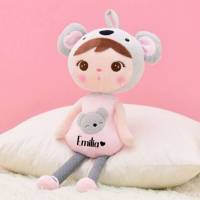Koala Puppe personalisiert mit Name Mädchen Kuscheltier Stofftier Plüschtier Geschenk  Geburt Taufe Einschulung Bild 3